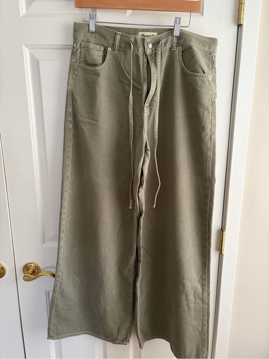Madewell Denim - Madewell Airy Denim Sagebrush Superwide-Leg Jeans